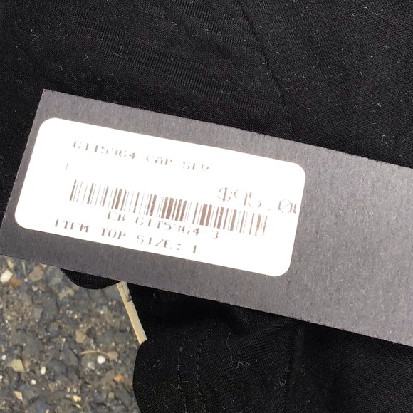 Crisscross black crop top designer brand new Large - Picture 4 of 4